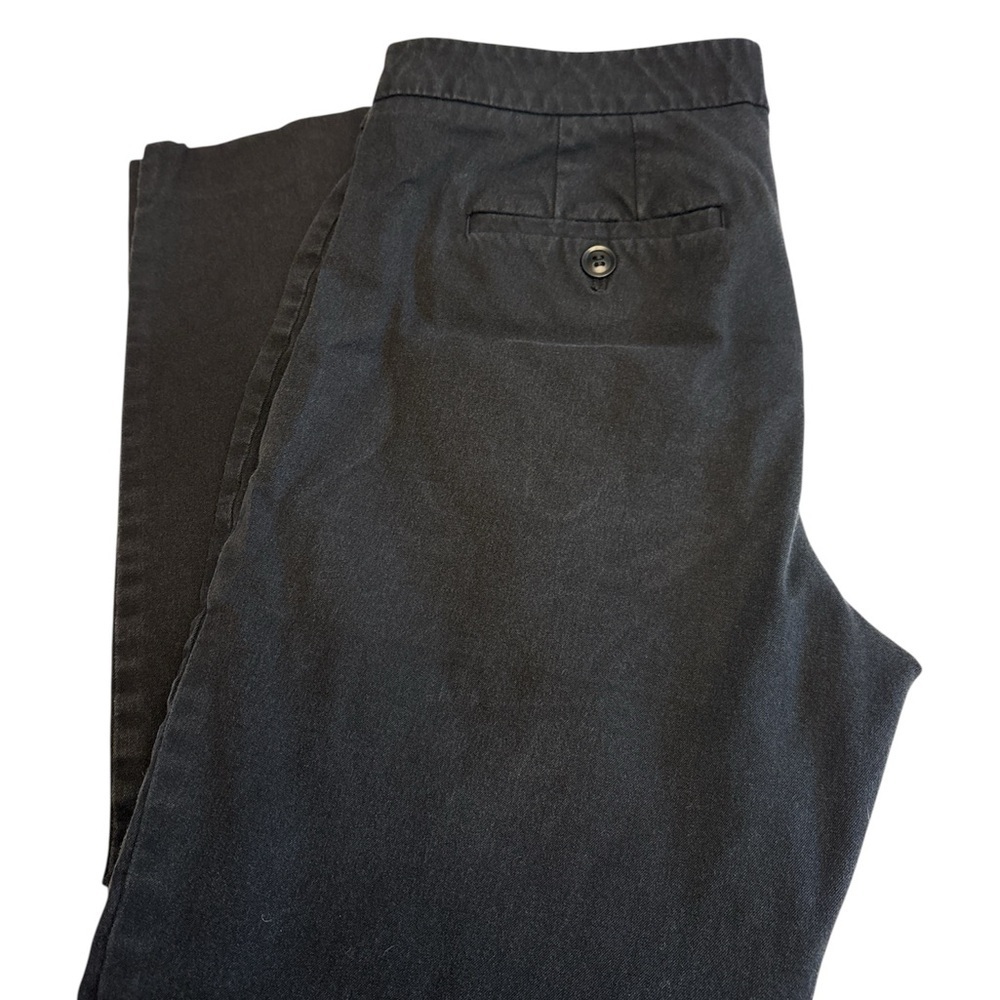 Talbots pants Chatham style slim ankle fit Bi-stretch flat front side zip Sz 6P